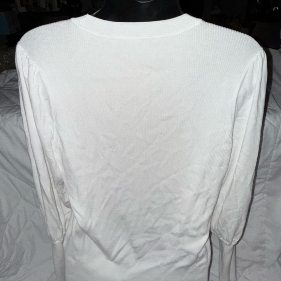 Halogen Balloon Sleeve Crew Neck Shirt - Picture 5 of 8